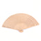 Chinese Bamboo Folding Hand Fan Wedding Party Flower Pattern Retro Gift Wood LJ