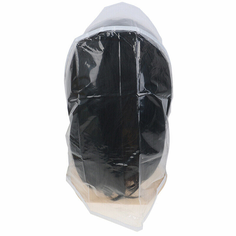 1Pcs Protect Hairstyle Rain Hat Plastic Bonnet for Women and Lady Cl ME