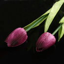 Tulip Flower Latex Real Touch For Wedding Bouquet Decor Best Quality KC455  E6N8