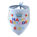 Glitter Birthday Party Hat with Bandana Neck Scarf Ties for Your Pet Dog Cat