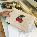 Woven Embroidery Pouch New Trendy Wild Messenger Bag Tote Knitting Mini Sho
