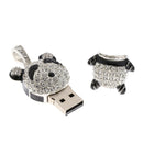 16GB USB 2.0 Glitter Rhinestone Panda Flash Drive Disk for PC