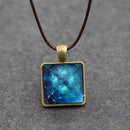 Pyramid Natural Luminous Beauty Pendant Fantasy Luminous Star Necklace SE