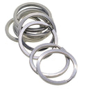 10pcs Blank Stainless Steel Key  Key Chain