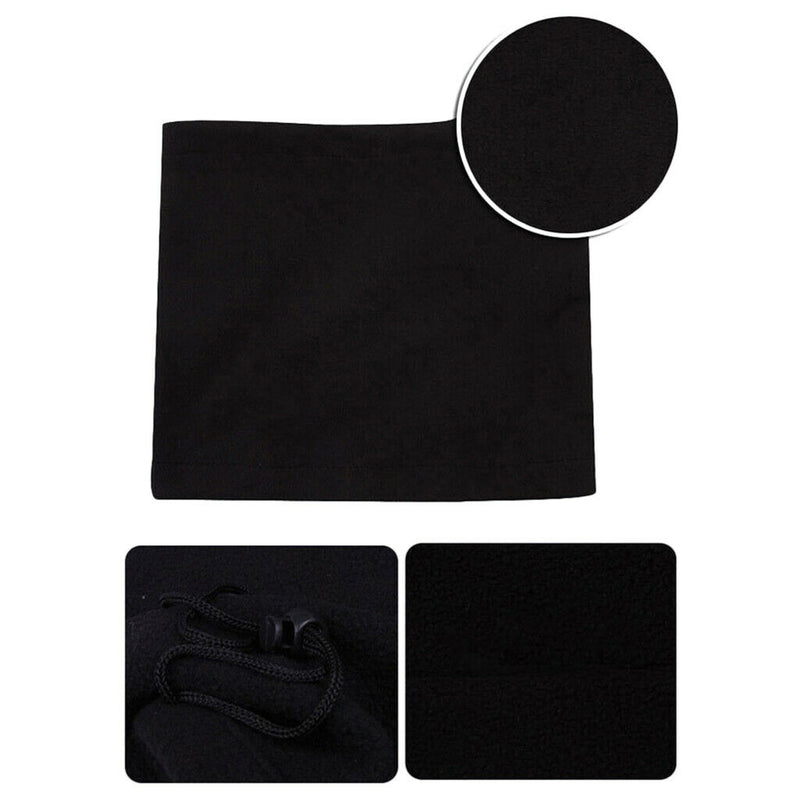 2 Pieces Mens Womens Neck Warmer Scarf Snood Unisex Neck Gaiter