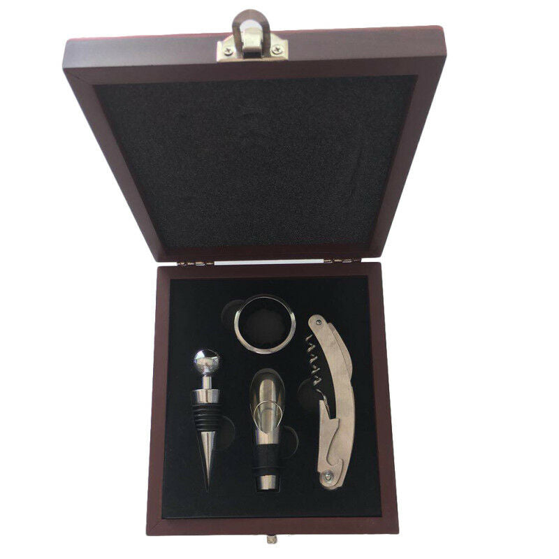 Wine Bottle Opener Rabbit Corkscrew Collar Pourer Set Wine Accessories