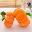 2pcs Pumpkin Design Toys Soft Plush Throws Home Office Car Decor Pillow M+L