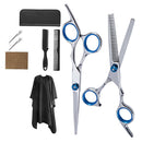 Pro 6" Thinning Shears Scissors Combs Hair Clips Hair Cutting Capes Set