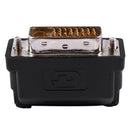 DVI-I 24+5 Pin Male to VGA 15 Pin Female 90 Degree Convertor Adapter Black