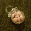 12Pcs Transparent Bride Groom Wedding Favor Candy Box Clear Pacifier Candy  R9W8