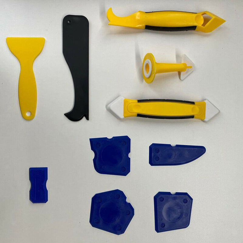 3 Sets of Nozzle Scraper Caulk Sealant Cleaning Kit