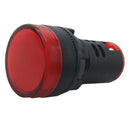 3X LED Singal Light 22mm Indicator Warning Lamp AC 12V 20mA Red Green Yellow