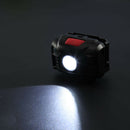 Portable LED Head Lamp USB Rechargeable Outdoor Camp Fishing Flashlight (B)