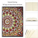 DIY Mandala Special Shaped Diamond Painting 50 Pages Notepad A5 Sketchbook