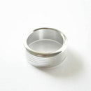3 * Aluminum alloy AC climate control knob cover for Subaru Impreza WRX / STi