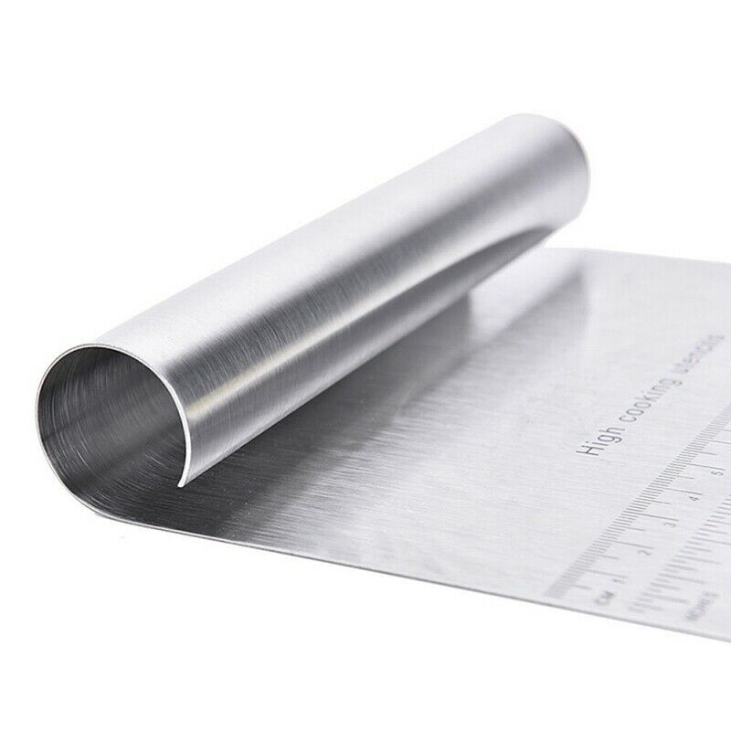 6PCS Stainless Steel Smoother Edge Cake Scraper Kitchen Flour Pastry tool