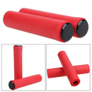 Bike Grips UltraLight Silicone Material Handlebar MTB Bicycle Grip(Red)
