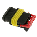 10 Set 3 Pin Way Car Super seal Waterproof Electrical Wire Connector Pl FIY