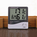 Electronic Meter Digital Thermometer Hygrometer Alarm Clock Indoor Outdoor Room