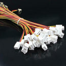 10pcs 12V 3-Pin Male to 3-pin Female PC Fan Power Extension Lengthen Cable