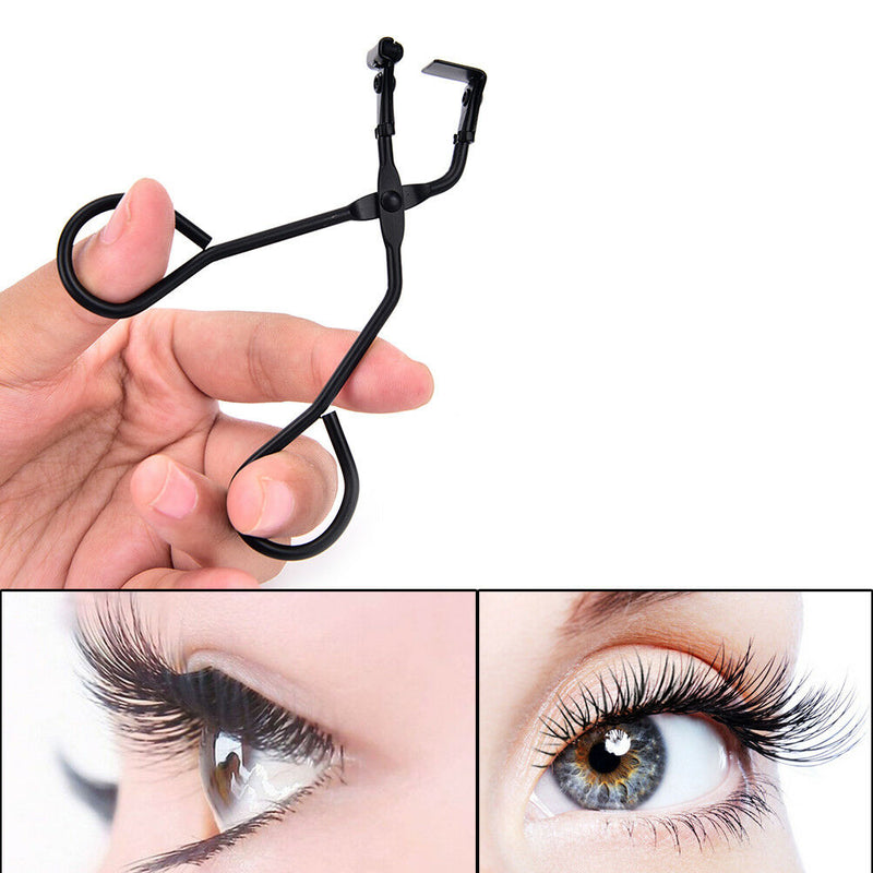 Black Lashes Curler Eyelash Curler Makeup Tool Eye Stainless CurlingClipMake Kw