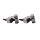 2PCS Gun black Roller String Tree Guide Retainer Parts For Electric Guitar BX