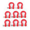 8pcs Metal Rescue Hook Front/Rear Bumper Pull Ring Kit for Hpi Axial RC Car