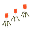 3pcs Fishing Line Rig Beads Heli Beads Swivels Accessories Connector
