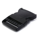 10x 50mm plastic side quick release buckles for webbing bag strap clips black&S