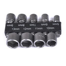 5-13mm steel power nut driver drill bit set 1/4" hex shank metric socket wre FT