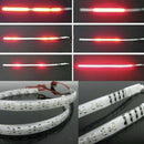2PCS Red 30CM 3528 32Led Knight Rider Flash Strobe Scanner Neon Strip Light ME