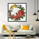 11CT Ornaments DIY Stamped Kit Cross Stitch Needlework (H817 Garland)