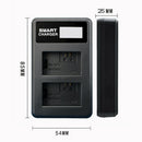 NP-FW50 Battery Dual Slot Charger USB For Sony A6300 A6000 A5000 A3000 Alpha A7