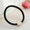 10PCS Women Black Elastic Hair Ties Bands Ropes Ring Ponytail-Holder R1T3 Q3B1