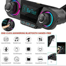 Handsfree Wireless Bluetooth FM Transmitter Car Kit Mp3 Player with USB Cha H4D5