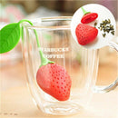 Loose Leaf Tea Infuser Strawberry Mug Cover Teabag Brew Cup