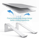 Laptop Stand Aluminum Ventilated Stand Ergonomic Riser Portable Holder for