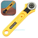 28mm Circular Cut Blade Patchwork Rotary Cutter Fabric Leather Craft Tool Yellow