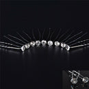 20PCS Clear Crystal Rhinestone Diamante Wedding Bridal Prom Hair Pins Hairpin OZ