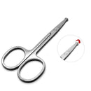 Fashion Mini Stainless Steel Facial Mustache Nose Scissors Makeup Tool Beau O8K3