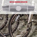 Bicycle Warning Reflector MTB Road Bike Wheel Rim Spoke Reflector (White)