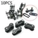 10 * Bicycle Bike Chain Master Link Joint Connector Single Speed Quick-Clip KIT