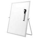 Magnetic Dry Erase Board with Stand for Desktop Double Sided White Board Pl