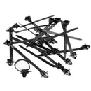 100xNylon Cable Tie Fastener Clips Car Loom Hose Clamp Fastening Zip Strap New
