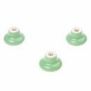 5 x Round Ceramic Kitchen Cabinet Handles Pull Buttons pull handle(Green) S7T8