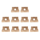 10PCS Hollow Chinese Erhu Strings Wooden Bridge Musical Instrument Parts