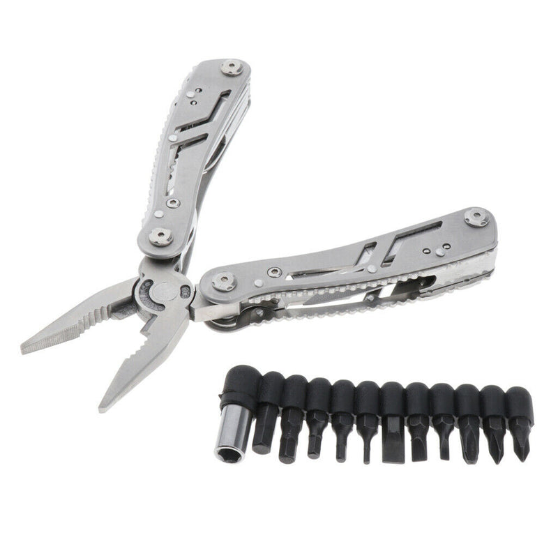 Multifunction Foldable Camping Emergency Tools Pliers  Screwdriver