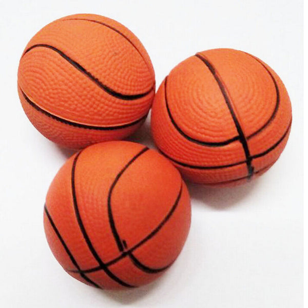 6.3CM Basketball Hand Wrist Exercise Stress Relief Squeeze Soft Foam Ball