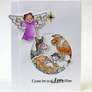 DIY Color Lamb Newborn Album Embossing Transparent Silicone Stamp Seal (B)