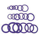 225pcs Rubber O-Ring Car Air Conditioning Gasket Compressor Sealing Ring
